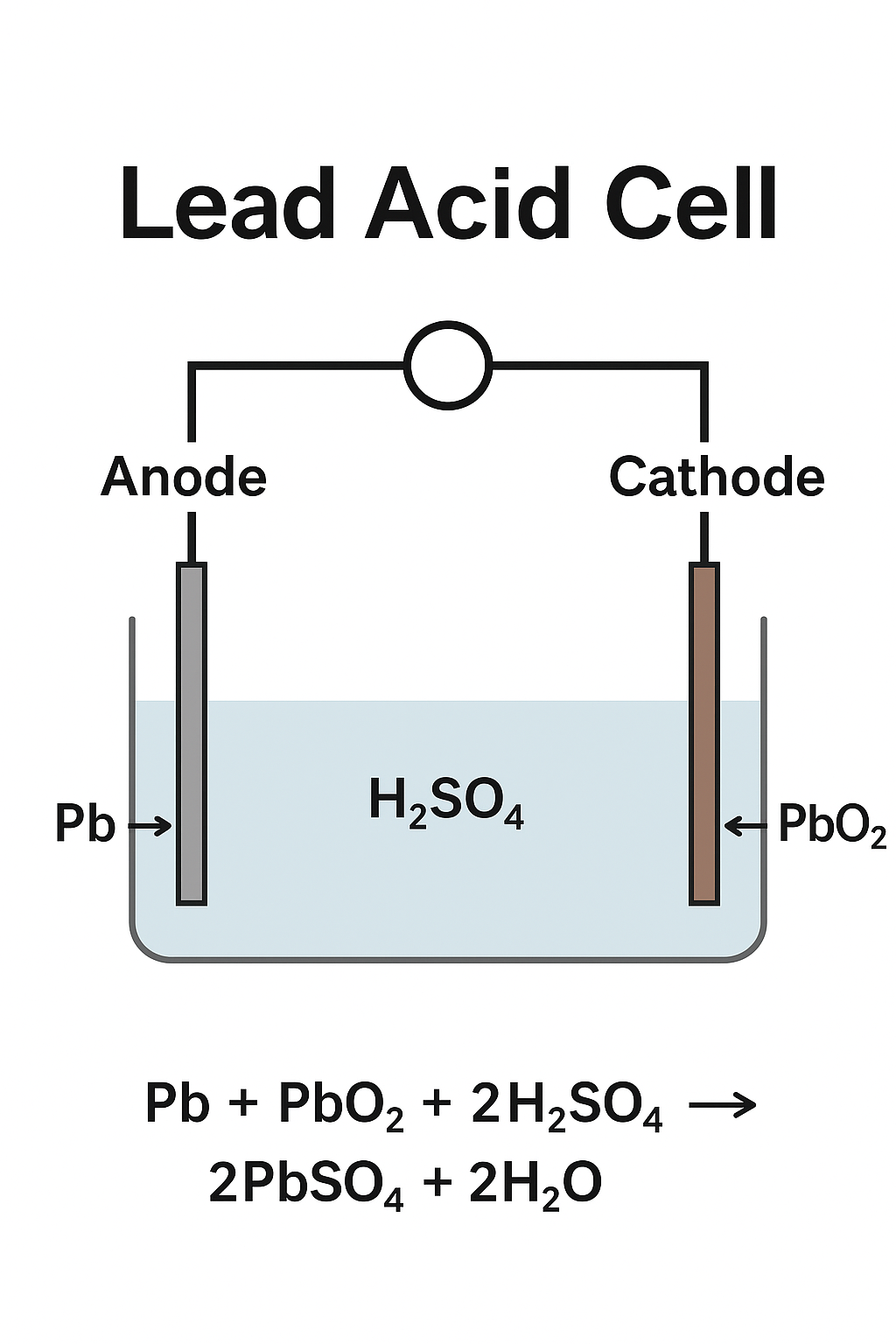 Lead Acid Storage Cell Diagram
